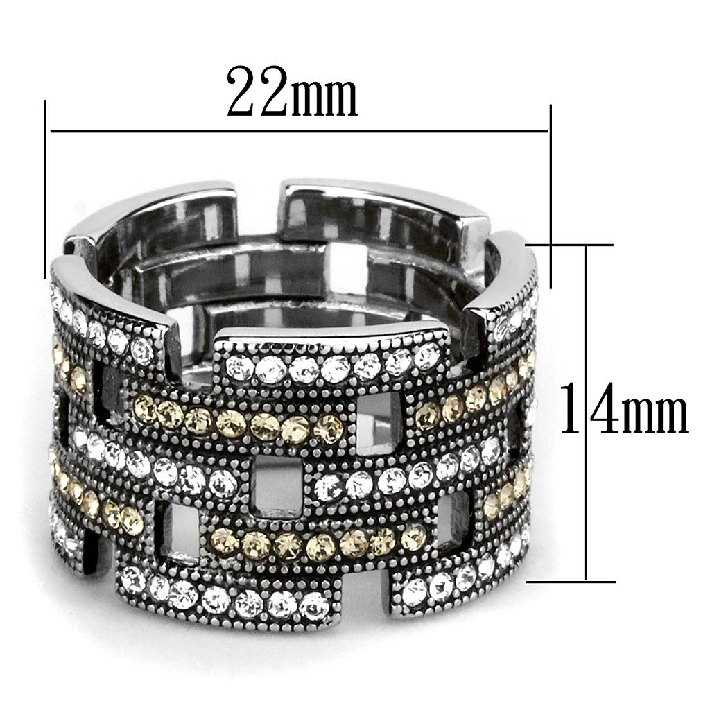TK2987 - High polished (no plating) Stainless Steel Ring