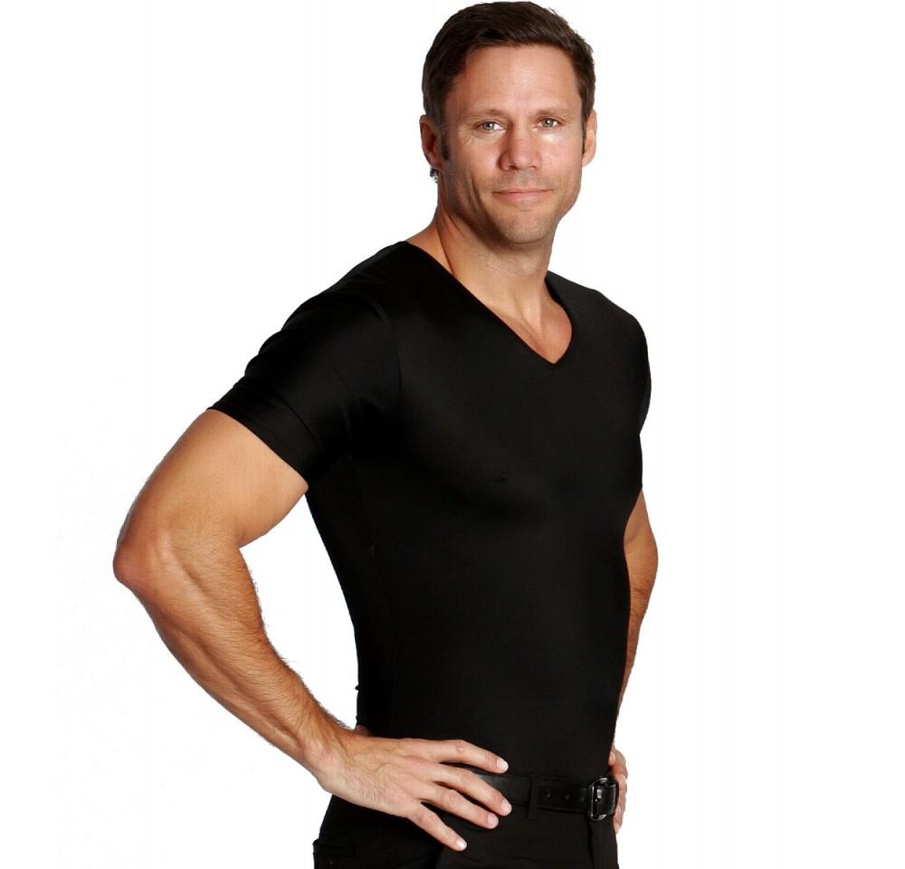 Insta Slim Compression V-Neck Shirt VS0001