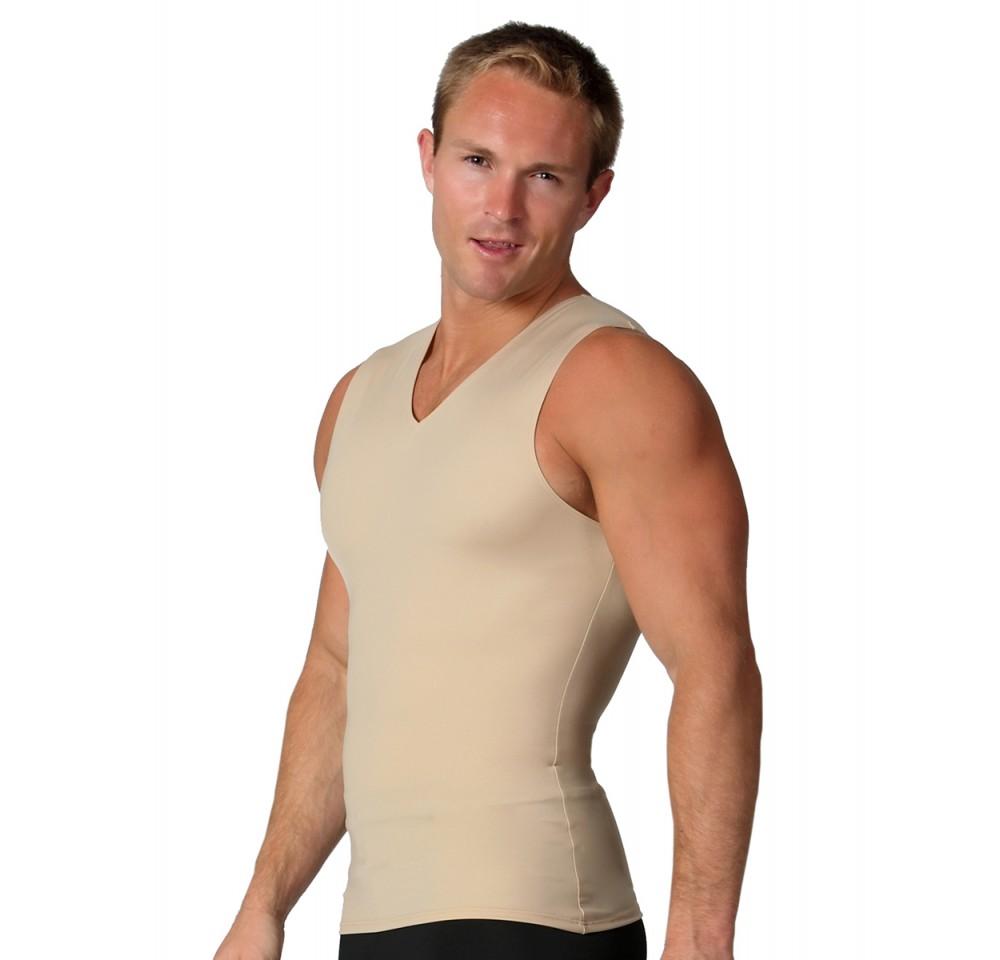 Insta Slim Compression Sleeveless V-Neck Tank VS00N1