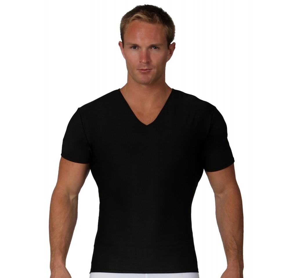 Insta Slim Compression V-Neck with Right Side Zip VS00Z1
