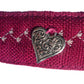 Prediletto Handmade Valentine Heart Dog Collar
