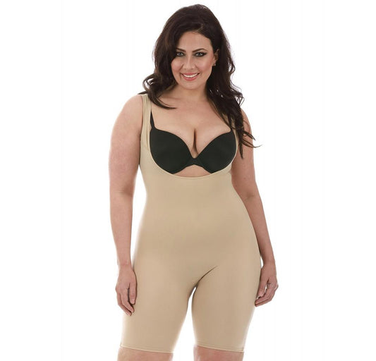 InstantFigure Underbust Bodyshorts Plus Size Shapewear WB40161C