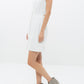 Women's Sleeveless Mesh Front Zipper Dress