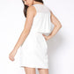 Women's Sleeveless Mesh Front Zipper Dress