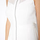 Women's Sleeveless Mesh Front Zipper Dress