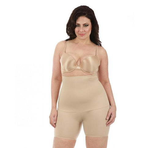 InstantFigure Hi-Waist Shorts Plus Size Shapewear WSH4171C