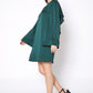 Satin Cross Back Tunic Dress