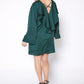 Satin Cross Back Tunic Dress