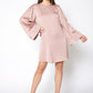 Satin Cross Back Tunic Dress