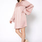 Satin Cross Back Tunic Dress