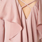 Satin Cross Back Tunic Dress