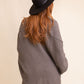 Cuddly Bat Sleeve Knit Cardigan Top