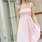 And The Why Smocking Open-Back Sleeveless Midi Dress