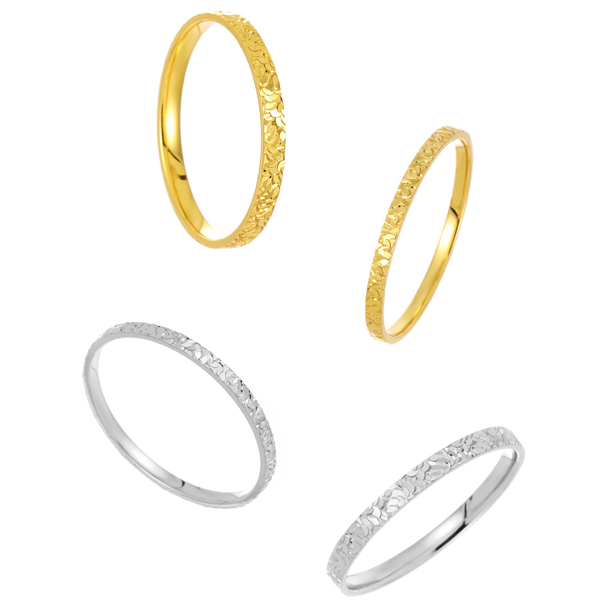 Simple Shining 925 Sterling Silver Adjustable Stacker Ring