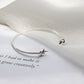 Vintage Two Knot 925 Sterling Silver Open Bangle