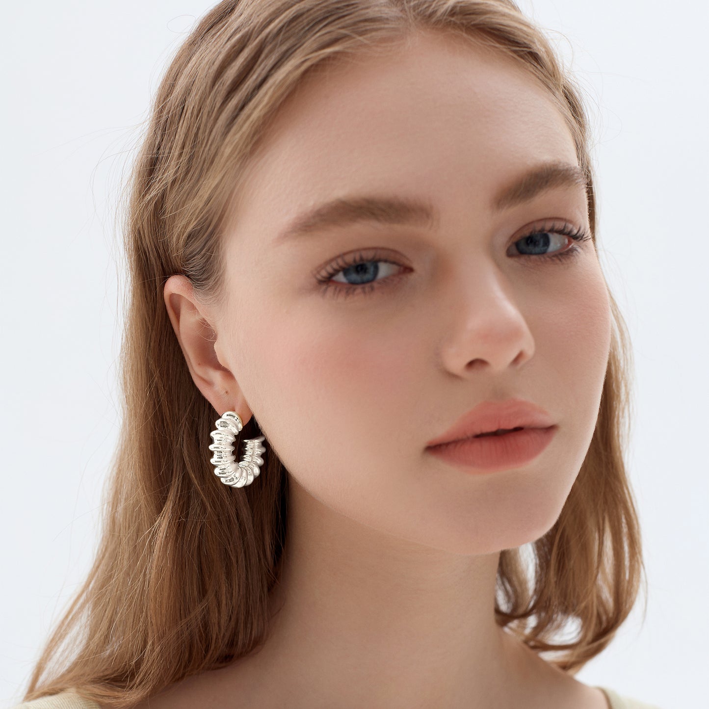 Hollow Chunky Electroforming Earrings Large Light 999 Sterling Silver Exaggerated Jewelry Bold Extra Large Statement Earrings