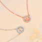 Ellegant CZ Queen's Crown 925 Sterling Silver Necklace