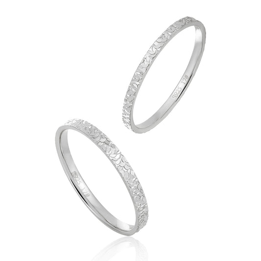 Simple Shining 925 Sterling Silver Adjustable Stacker Ring