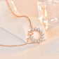 Beautiful Star CZ Garland 925 Sterling Silver Necklace