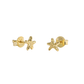 Cute Mini Beads Star 925 Sterling Silver Stud Earrings