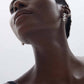Chunky Jewelry Electroforming Hollow Office Round Beads S999 Sterling Silver Gold Plated Big Statement Earrings