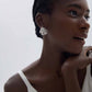 Chunky Electroforming Classic Geometry Large Bold Look Exaggerated Jewelry Extra Large Cross S999 Sterling Silver Statement Earrings
