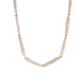 Women Daily Fashion Jewelry Timeless 925 Sterling Silver Elegant Natural Long Stick Pearls Necklace