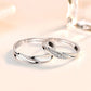 Wedding Fall in Love  CZ 925 Sterling Silver Adjustable Promise Ring