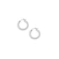 Minimalism Geometry Mini Circles 925 Sterling Silver Huggie Hoop Earrings