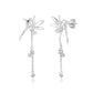 Women CZ The Angel of Salvation 925 Sterling Silver Dangling Earrings