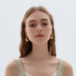 Fashion Jewelry Chunky Electroforming Irregular Pattern 999 Sterling Silver Large Statement Hoop Earrings