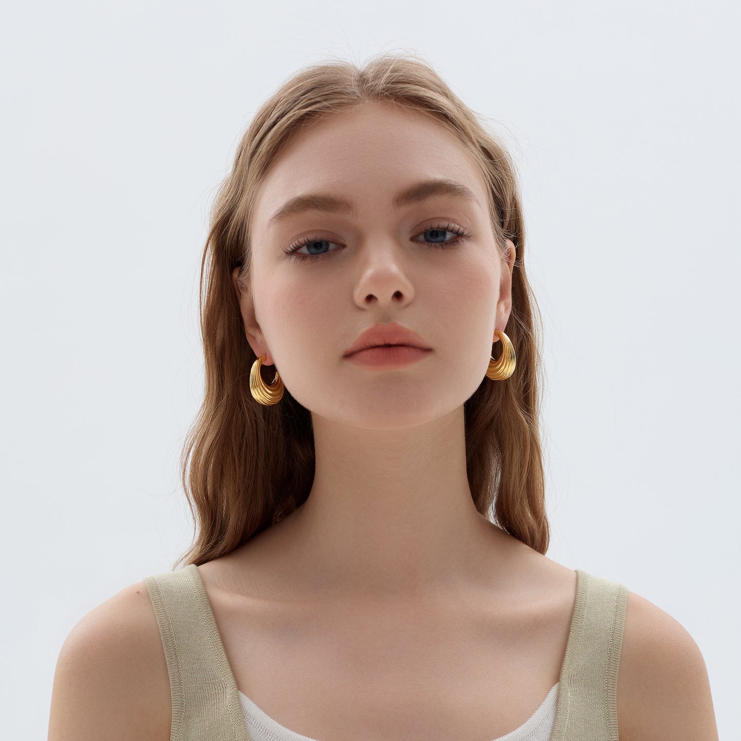 Fashion Jewelry Chunky Electroforming Irregular Pattern 999 Sterling Silver Large Statement Hoop Earrings