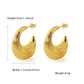 Fashion Jewelry Chunky Electroforming Irregular Pattern 999 Sterling Silver Large Statement Hoop Earrings
