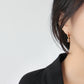 Geometry Blue CZ Rectangle 925 Silver Dangling Earrings (Single Piece)