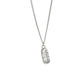 Gift Irregular Peanut 925 Sterling Silver Necklace
