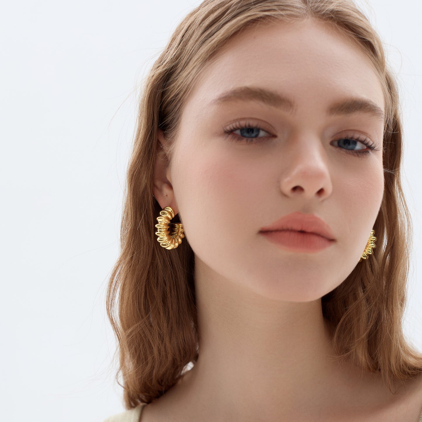 Hollow Chunky Electroforming Earrings Large Light 999 Sterling Silver Exaggerated Jewelry Bold Extra Large Statement Earrings