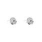 Stylish Hautical Hemp Rope 925 Sterling Silver Stud Earrings