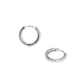 Silverbene Fashion Jewelry Bulk Wholesale Popular Minimalist 925 Sterling Silver Plain Hoop Earrings