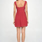 Embellished Cutout Chiffon Dress