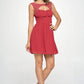 Embellished Cutout Chiffon Dress