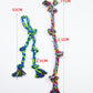 Heavy-Duty Rope Knot Dog Toys For Large Breeds Dental Health Chew And