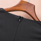 Black Sweetheart Long Sleeve Ruched Bodycon Mini Dress
