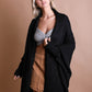 Cuddly Bat Sleeve Knit Cardigan Top