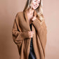 Cuddly Bat Sleeve Knit Cardigan Top