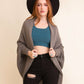 Cuddly Bat Sleeve Knit Cardigan Top
