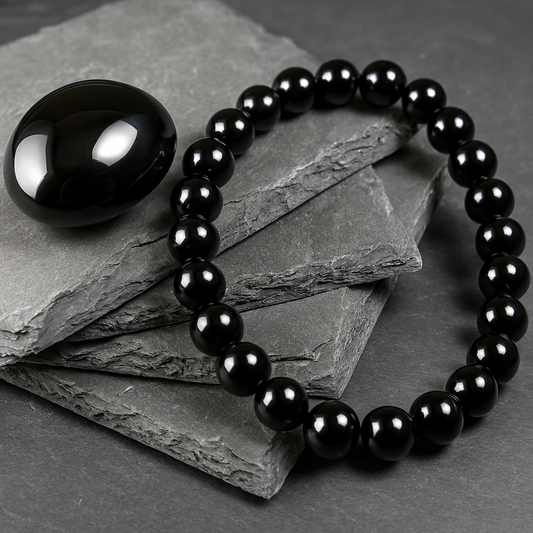 Handmade Beads Bracelet –Black