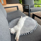 Saveplace® Round Pet Bed - Various Pom Poms, 2 Sizes