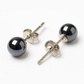 Small Round Earrings, Elegant Silver – Perfect for Daily Wear