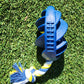 Rubber Football Dog Chew Toy with Tug Rope