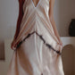 Altair Silk Halter Dress in Shibori